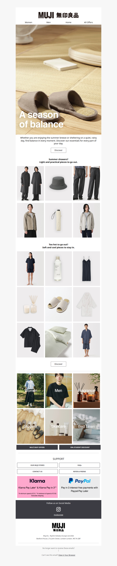 Practical for outdoors, soft for indoors