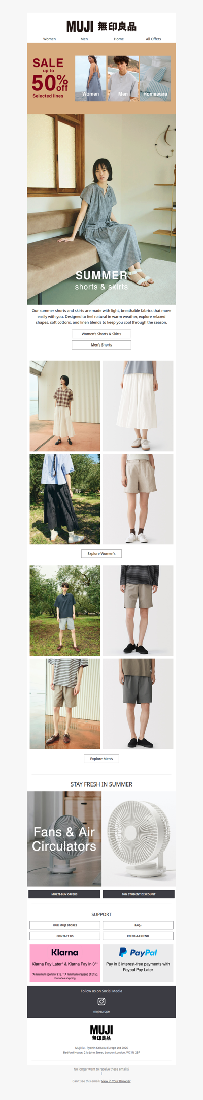 Summer shorts & skirts