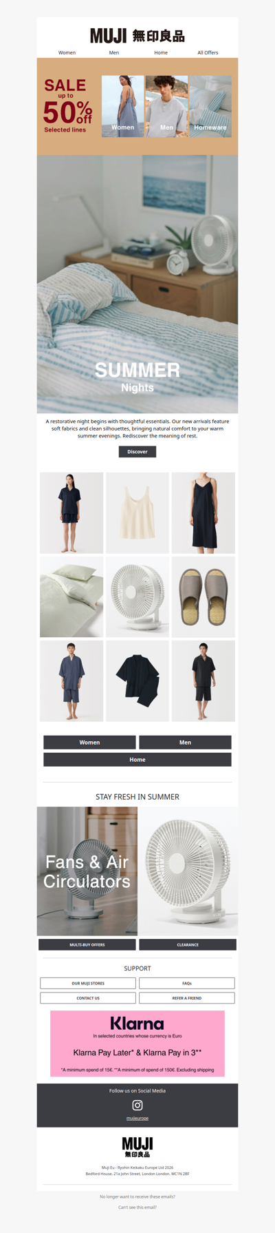 A MUJI summer night