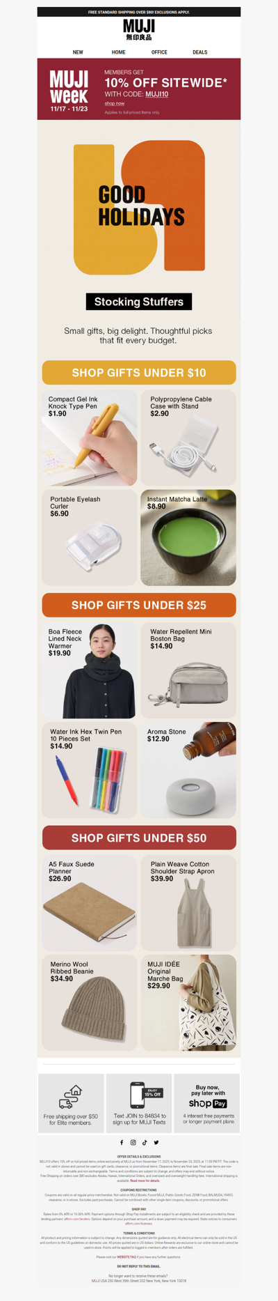 Save 10% on Stocking Stuffers 🧦