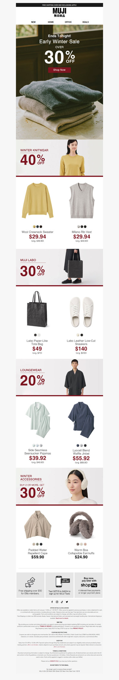 Over 30% Off Savings Ends Today!