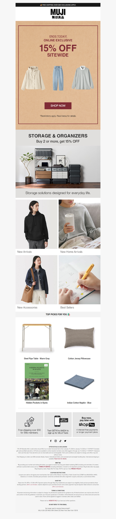 15% OFF Sitewide Ends Tonight! 🚨