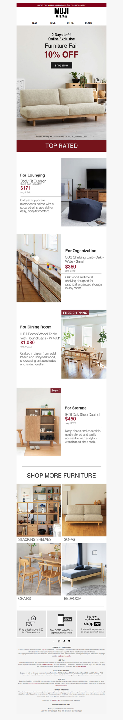 Take 10% Off Furniture Before It’s Gone!