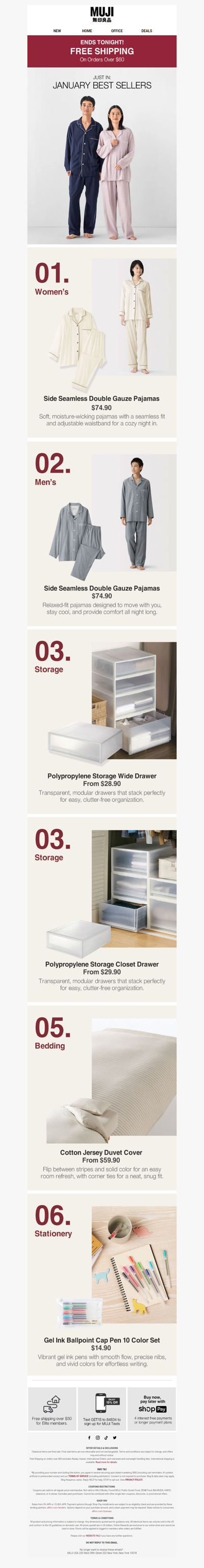 FREE Shipping Over $60 Ends Today! 🚚