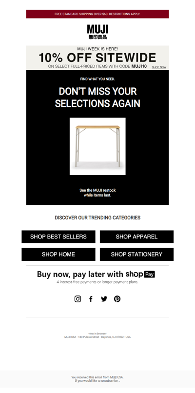 You Asked, We Restocked