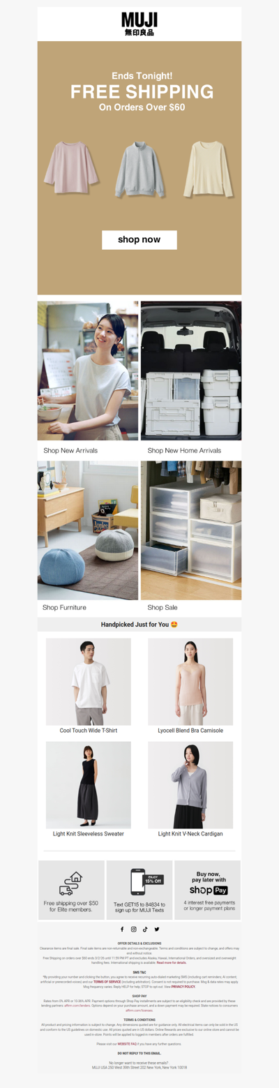 FREE Shipping Over $60 Almost Gone! ⌛