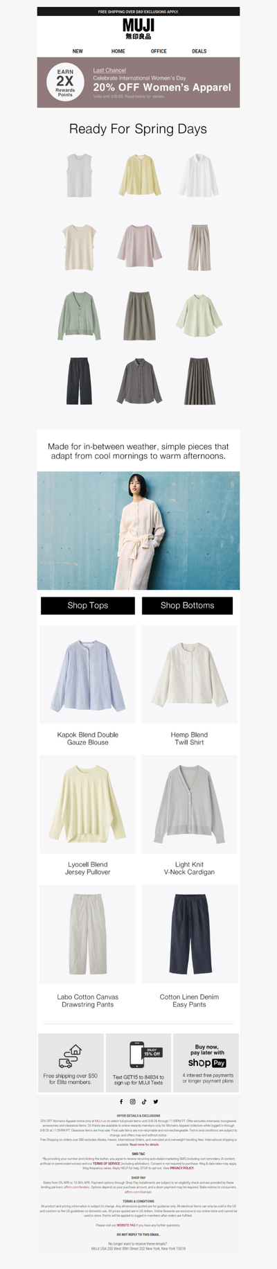 Ends Today: 20% OFF Women's Apparel! 📢