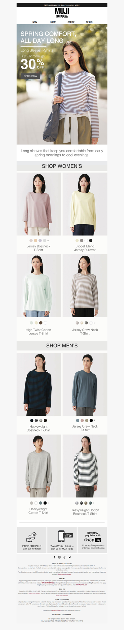 30% Off Tees For Everyday Wear