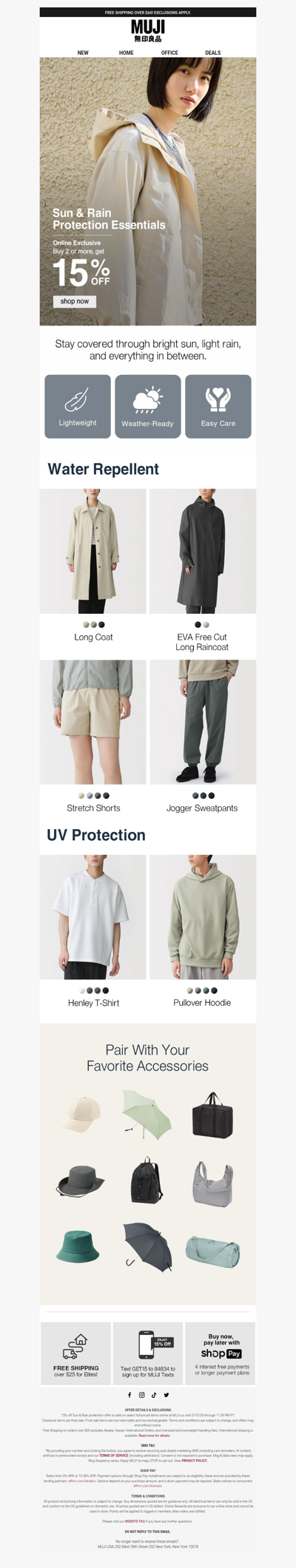 15% OFF Layers for Every Forecast 🌦️
