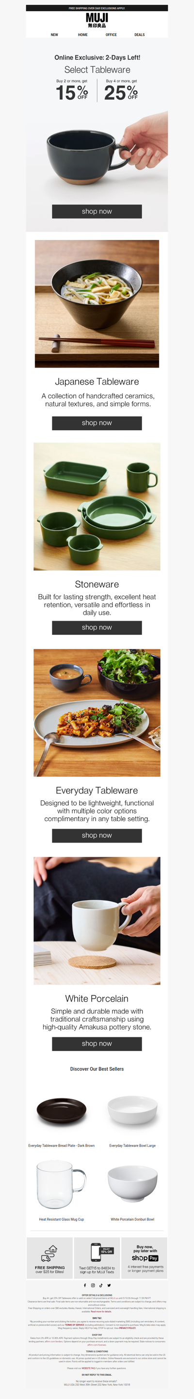 📣 25% OFF Tableware Online Almost Gone!