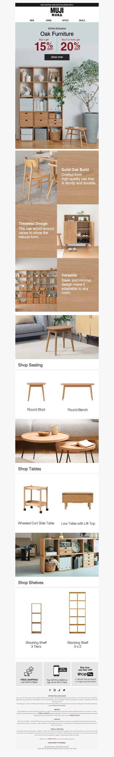 20% OFF Oak Essentials for Your Home🪑