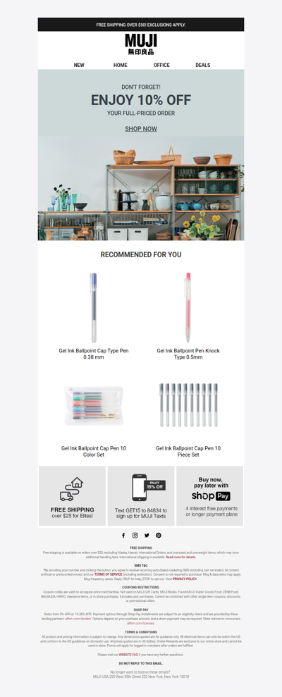 Your Pick, Now 10% Off