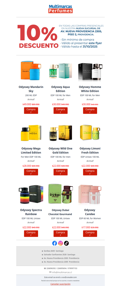 🌌 Odyssey, la esencia que deja huella en cada destino.