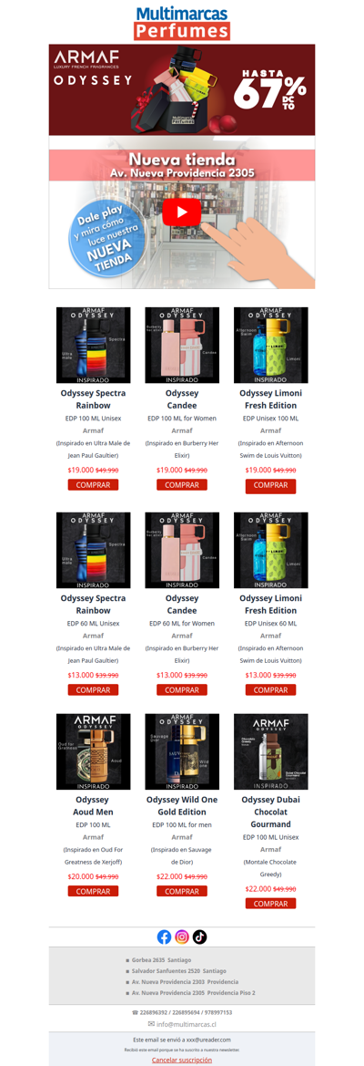 🔥 Odyssey de Armaf en promoción exclusiva – solo por poco tiempo