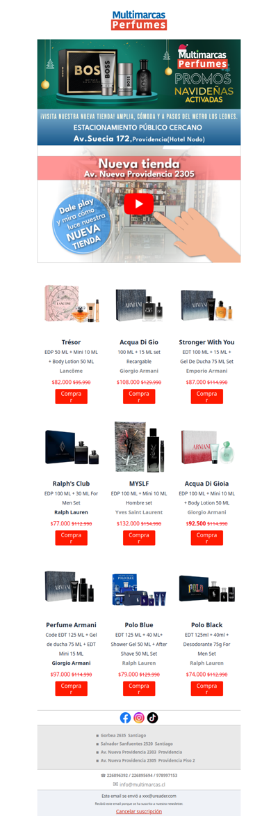 Estuches de perfumes con descuento — ¡ideal para adelantar regalos!