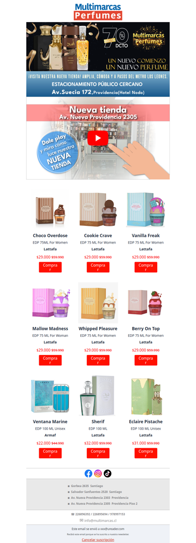 Comienza el 2026 con tu aroma favorito y hasta 70% OFF