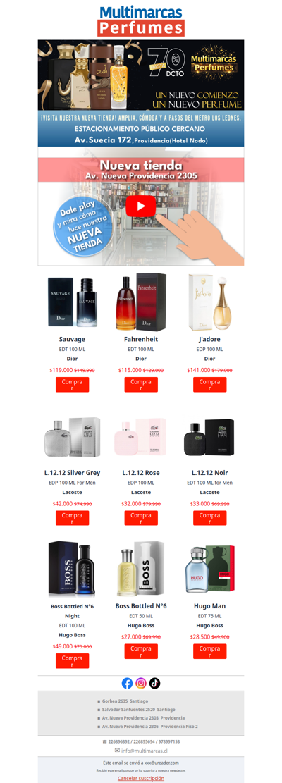 🔥 Comienza el año con descuentos en perfumes