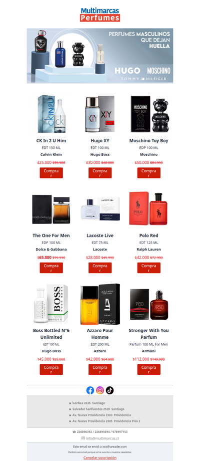 Descubre los perfumes masculinos más buscados