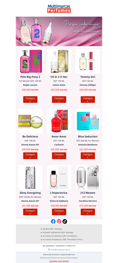 Porque cada mujer tiene su esencia