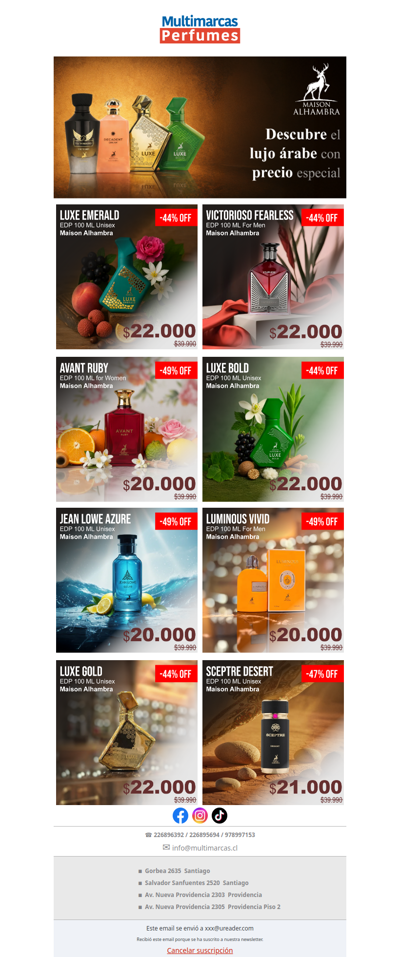 Maison Alhambra: lujo árabe que impone presencia