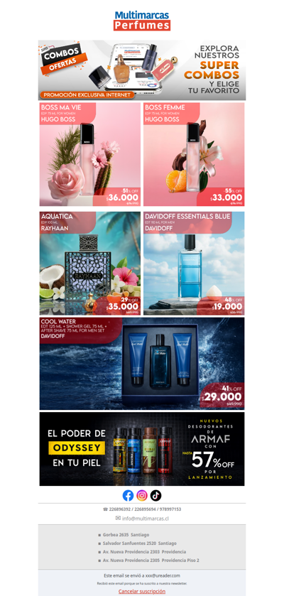 ✨ Nuevos perfumes llegaron a Multimarcas Perfumes