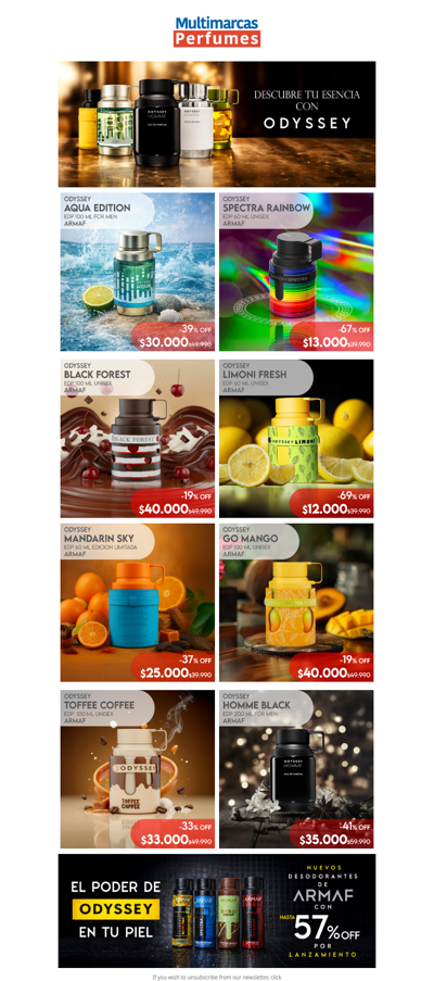 Descubre Odyssey Homme: elegancia en cada aroma