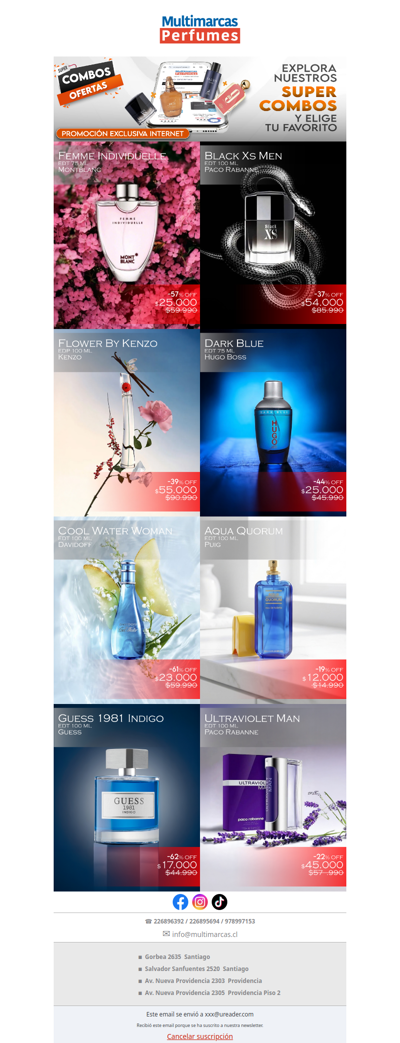 Tu perfume favorito ahora en promoción