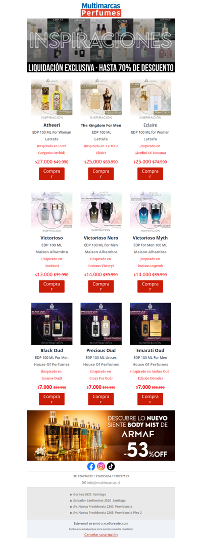 🔥 Inspiraciones que enamoran… hasta -70% OFF