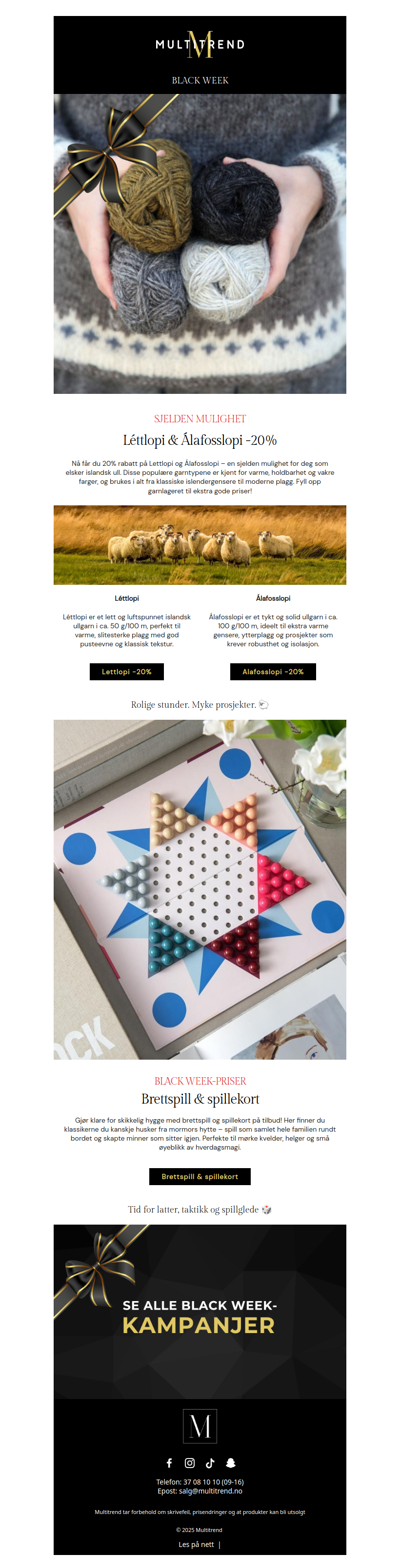 Dette har vi ikke tilbud på ofte... 🖤