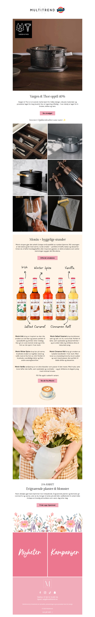 Favoritter til hjemmet akkurat nå 🌸