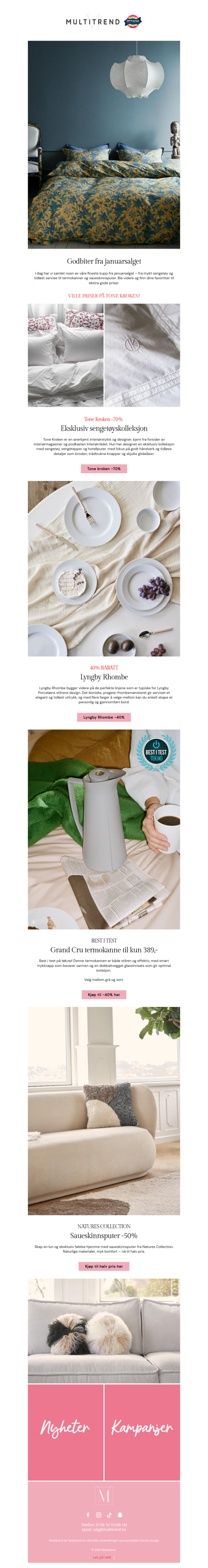 Utvalgte godbiter fra januarsalget ✨