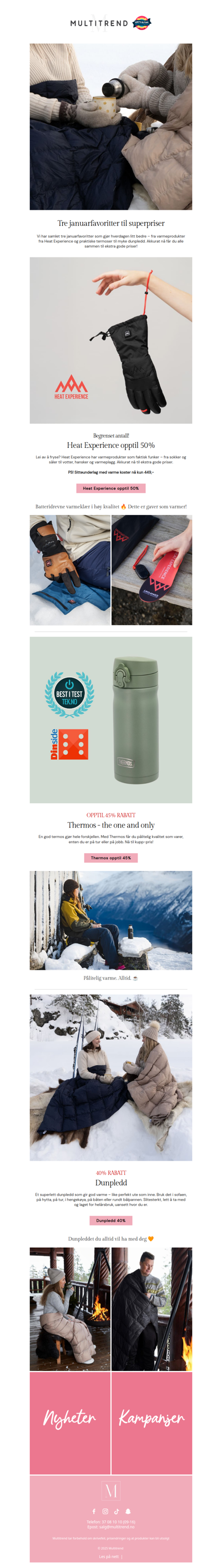 Tre favoritter i januar ❄️