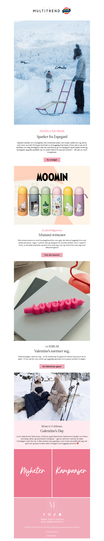 Nyt de små øyeblikkene i vinter ❄️ ny kampanje