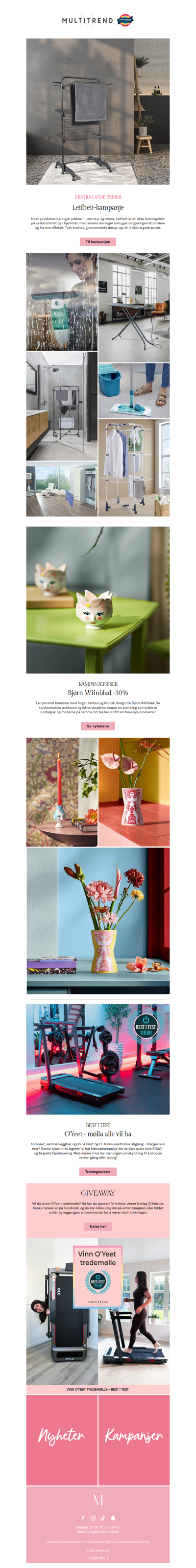 Ukens kampanjer og stor giveaway ❤️