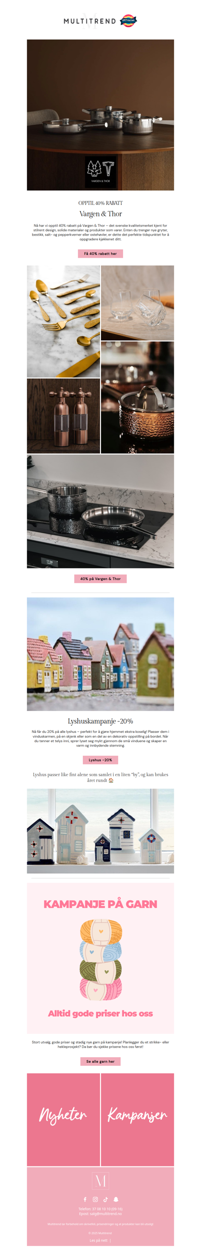 Nye kampanjer i mars ☀️