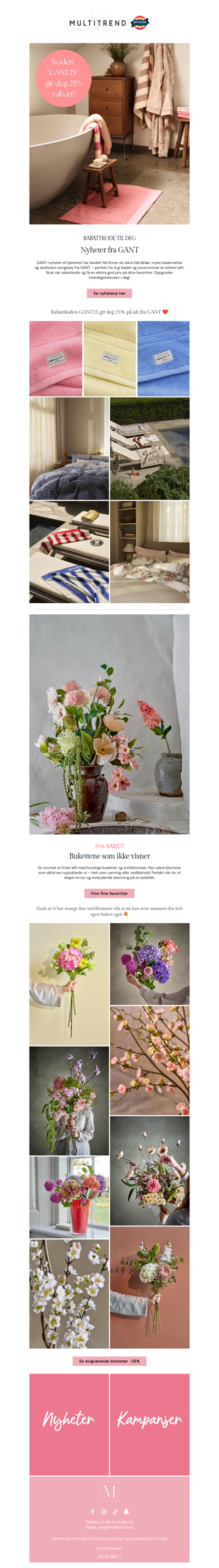 Rabattkode til deg 💐