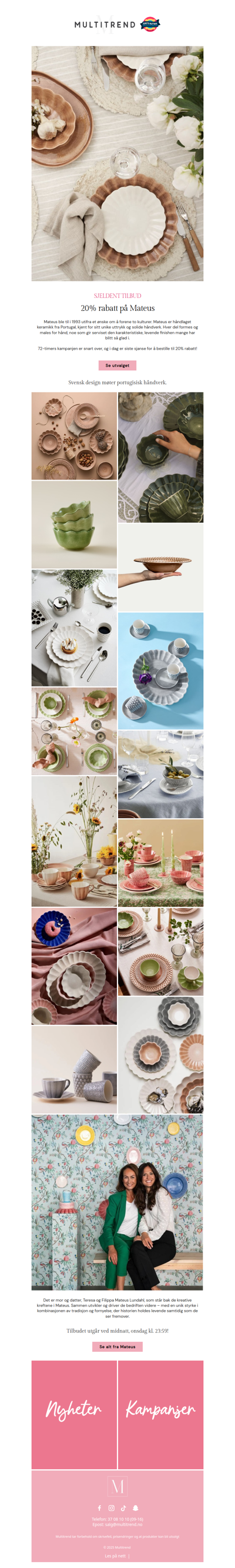 Sjeldent tilbud på Mateus 🌿