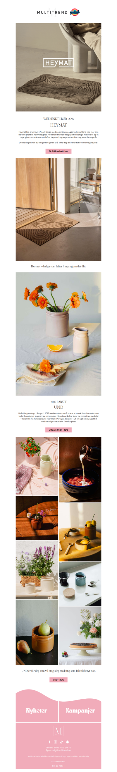 Sjeldent weekendtilbud 🍀