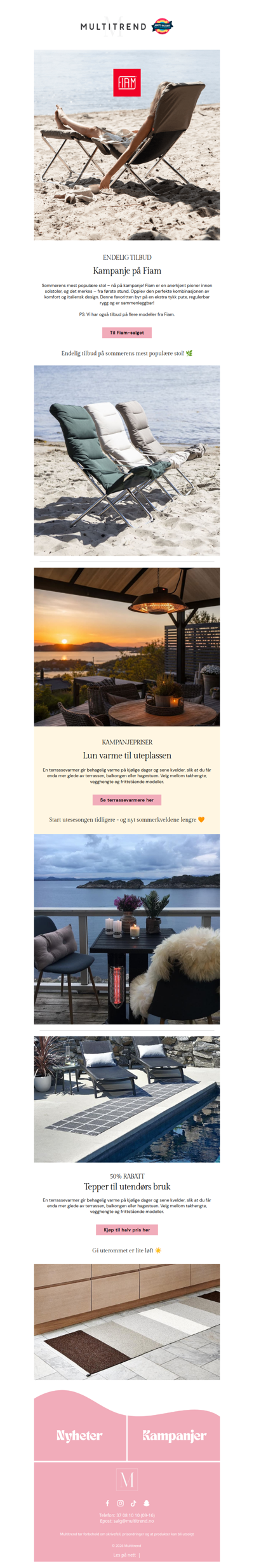 Sommersalget er i gang! ☀️