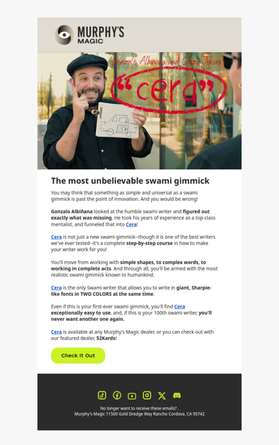 Swami Gimmicks Have Never Been Able to Do This