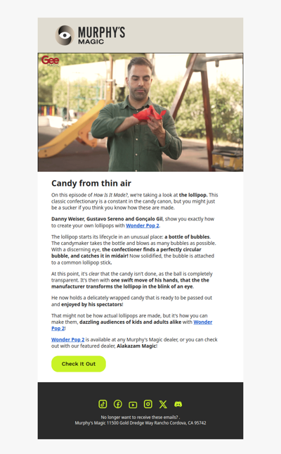 Make Candy -- Like a Magician