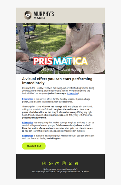 A Visual Feast of a Magic Trick