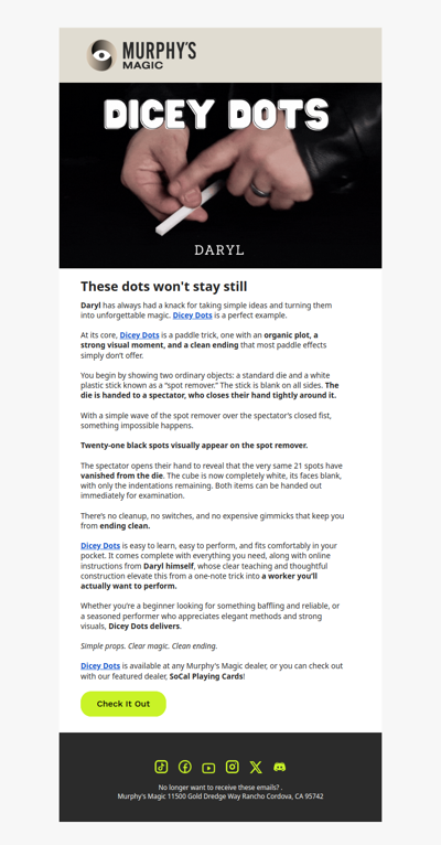 Sometimes the Easiest Tricks Get the Biggest Reactions