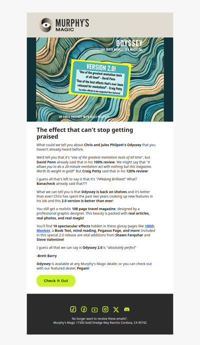 The Most Lauded Effect Ever is Back