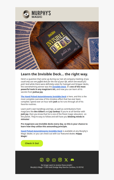 Joshua Jay's Invisible Deck Routines