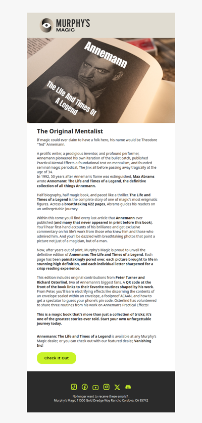 Learn Mentalism From the Art's First Superstar