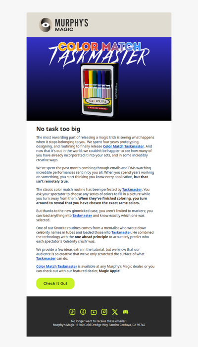 A Color Match that Does It All