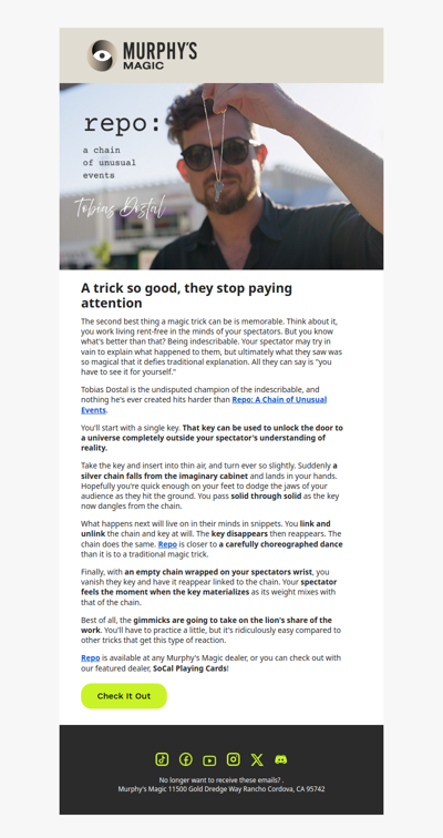 A Trick to Break Your Spectator's Brain