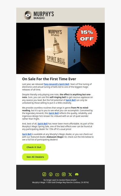 Big Savings on The Biggest Effect of Last Year