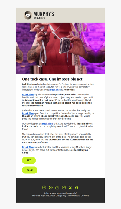 A Needle Passes Unharmed Through a Solid Object